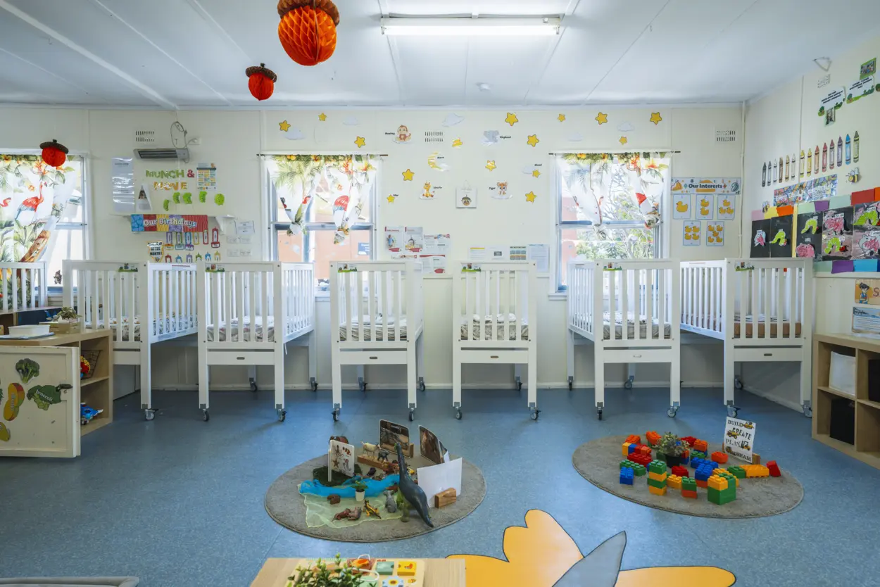 comfortable childcare room